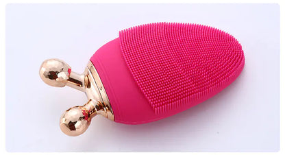 Pore Cleanser and Facial Slimming Device with Silicone